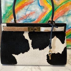Tory Burch Lee Radizwill Cow LARGE
